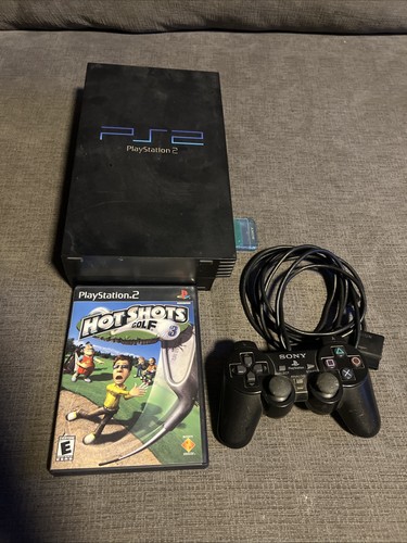 Console ps2 nera scph 30001 - console,